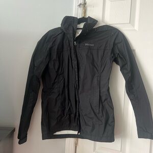 Women’s Black Marmot Rain Shacket in size Small.